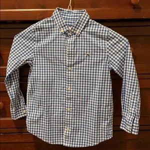 Boys Vineyard Vines long sleeve button up - sz 6